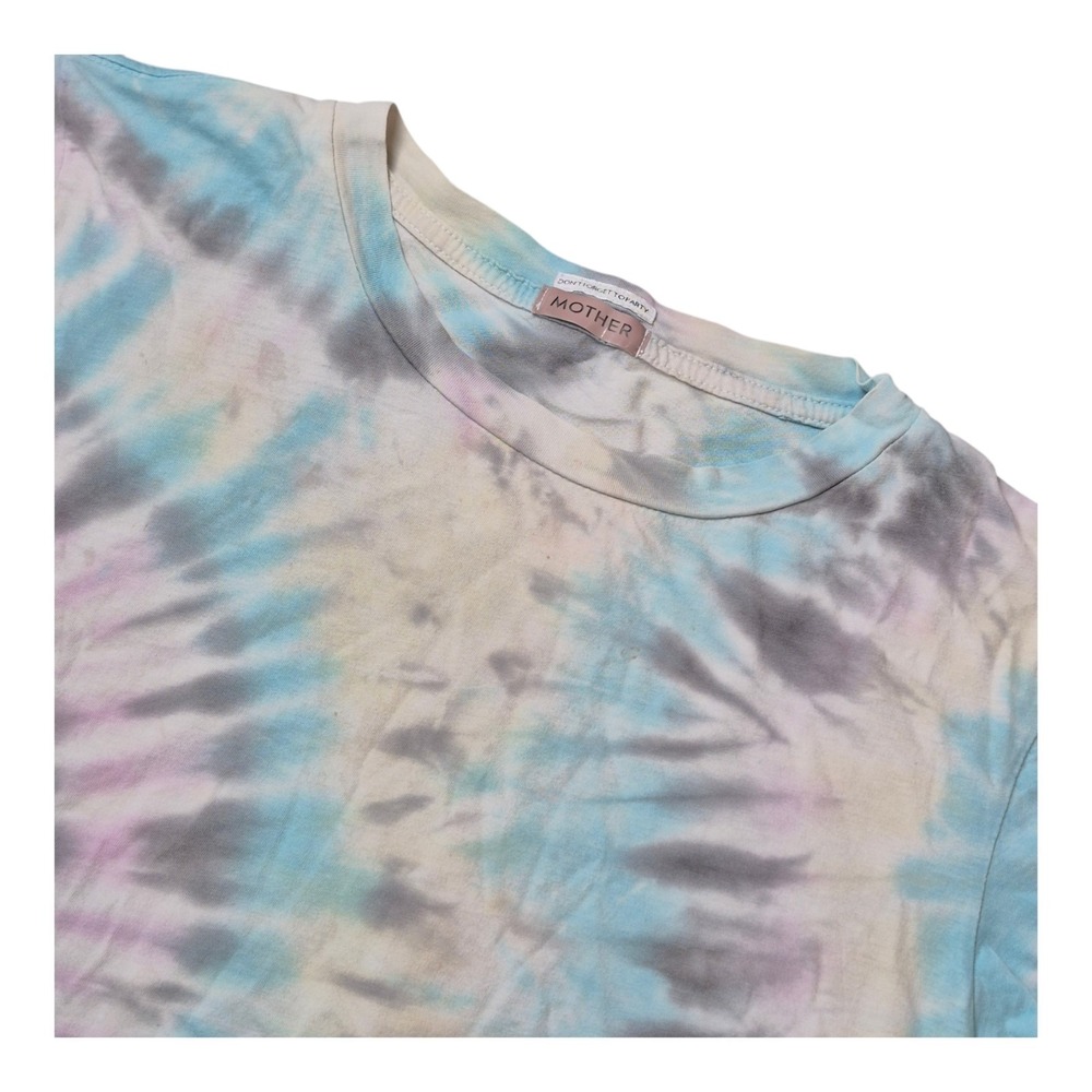 Mother Women's XS The Boxy Goodie Goodie Swirling Secrets Tie Dye T Shirt